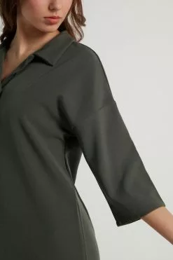 Tezenis Twill 3/4 Sleeve Dress 8 Tezenis Twill 3/4 Sleeve Dress -Outlet Tops Store 1WA1156068V DT1W