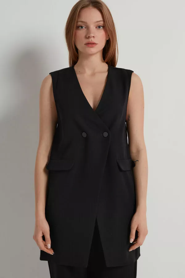 Tezenis Double Breasted Dress/Gilet 1 Tezenis Double Breasted Dress/Gilet