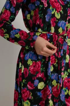 Tezenis Long Sleeve Viscose Cloth Shirtdress -Outlet Tops Store 1WA1162273V DT1W