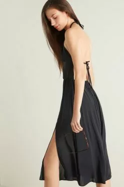 Tezenis Viscose Cloth Triangle Midi Dress -Outlet Tops Store 1WA1294019 M