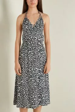 Tezenis Viscose Cloth Triangle Midi Dress