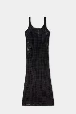 Tezenis Slit Long Dress In Mesh Crochet 9 Tezenis Slit Long Dress In Mesh Crochet -Outlet Tops Store 1WA1382019 F