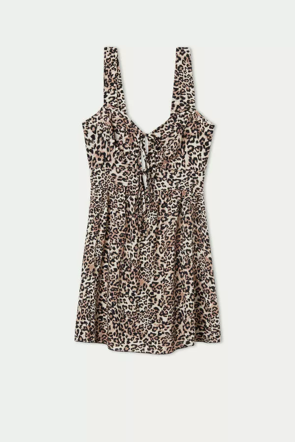 Tezenis Sleeveless Cloth Dress With Lacing 5 Tezenis Sleeveless Cloth Dress With Lacing - Image 5