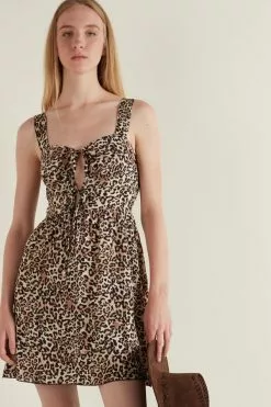 Tezenis Sleeveless Cloth Dress With Lacing 7 Tezenis Sleeveless Cloth Dress With Lacing -Outlet Tops Store 1WA1441852U M