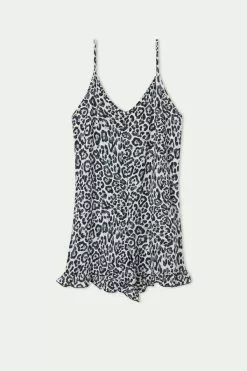 Tezenis Ruffled Cloth Short Romper 9 Tezenis Ruffled Cloth Short Romper -Outlet Tops Store 1WA1455840U F