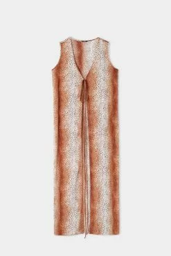 Tezenis Sleeveless Viscose Canvas Kaftan Dress -Outlet Tops Store 1WA1658614V F