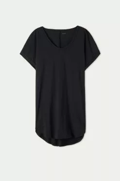Tezenis Half-Sleeve Crew-Neck Short Cotton Dress 9 Tezenis Half-Sleeve Crew-Neck Short Cotton Dress -Outlet Tops Store 1WA1662019 F