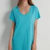 Tezenis Half-Sleeve Crew-Neck Short Cotton Dress