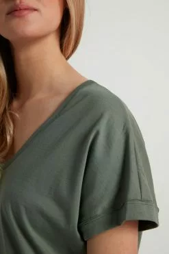 Tezenis Half-Sleeve Crew-Neck Short Cotton Dress 8 Tezenis Half-Sleeve Crew-Neck Short Cotton Dress -Outlet Tops Store 1WA1662625V DT1W