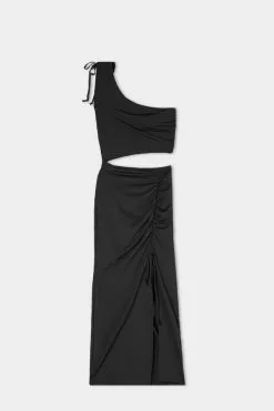 Tezenis One-Shoulder Gathered Midi Dress