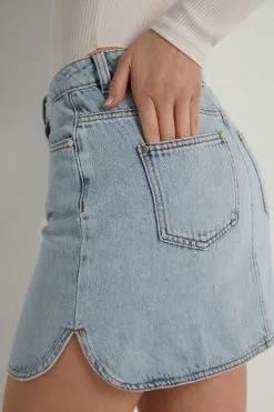 Tezenis Denim Miniskirt With 4 Pockets -Outlet Tops Store 1WG1165337V DT1W