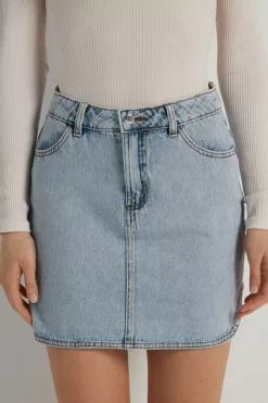 Tezenis Denim Miniskirt With 4 Pockets