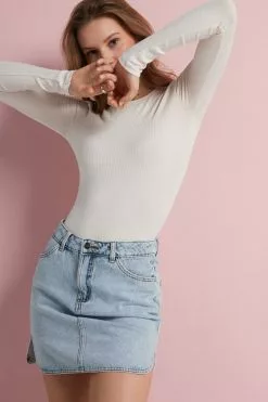 Tezenis Denim Miniskirt With 4 Pockets -Outlet Tops Store 1WG1165337V M