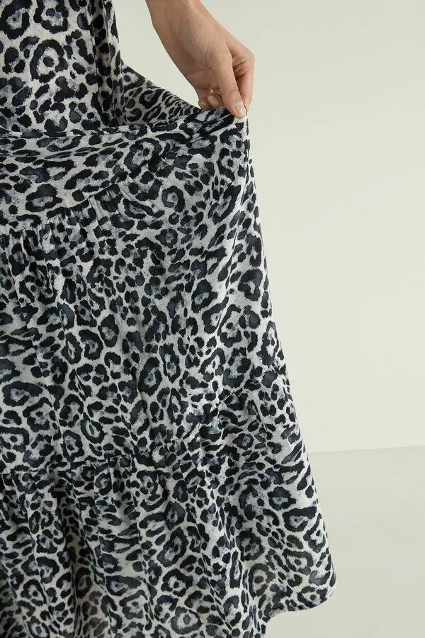 Tezenis Ruffled Cloth Maxi Skirt 4 Tezenis Ruffled Cloth Maxi Skirt - Image 4