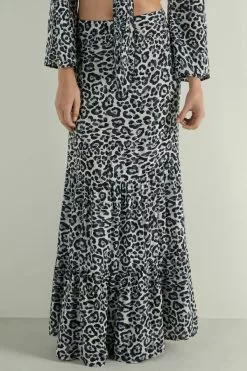 Tezenis Ruffled Cloth Maxi Skirt