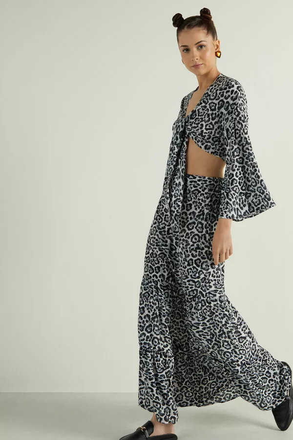 Tezenis Ruffled Cloth Maxi Skirt 3 Tezenis Ruffled Cloth Maxi Skirt - Image 3