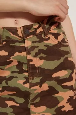 Tezenis Printed Denim Miniskirt With 4 Pockets -Outlet Tops Store 1WG1668588V DT1W