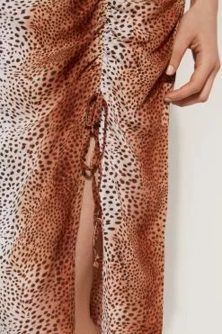 Tezenis Viscose Cloth Midi Skirt With Drawstring 8 Tezenis Viscose Cloth Midi Skirt With Drawstring -Outlet Tops Store 1WG1670614V DT1W