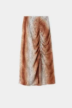 Tezenis Viscose Cloth Midi Skirt With Drawstring 9 Tezenis Viscose Cloth Midi Skirt With Drawstring -Outlet Tops Store 1WG1670614V F