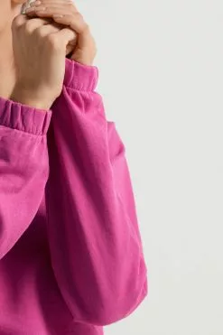 Tezenis Cropped Long-Sleeve Sweatshirt With Drawstring 8 Tezenis Cropped Long-Sleeve Sweatshirt With Drawstring -Outlet Tops Store 1WL1101286V DT1W