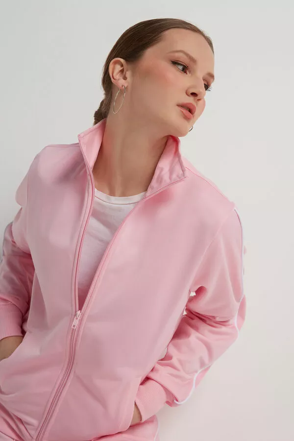 Tezenis Knit Sweatshirt With Piping 3 Tezenis Knit Sweatshirt With Piping - Image 3