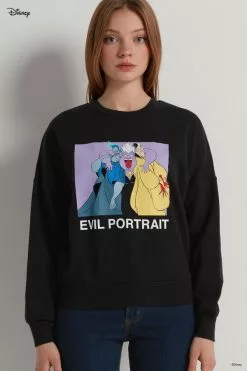 Tezenis Disney Villains Long Sleeve Crewneck Sweatshirt