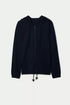 Tezenis Hoodie Sweatshirt With Zipper And Drawstring -Outlet Tops Store 1WL928B 624T F