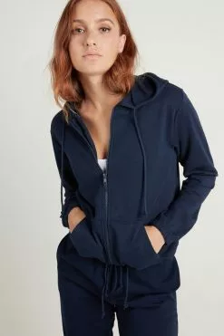 Tezenis Hoodie Sweatshirt With Zipper And Drawstring