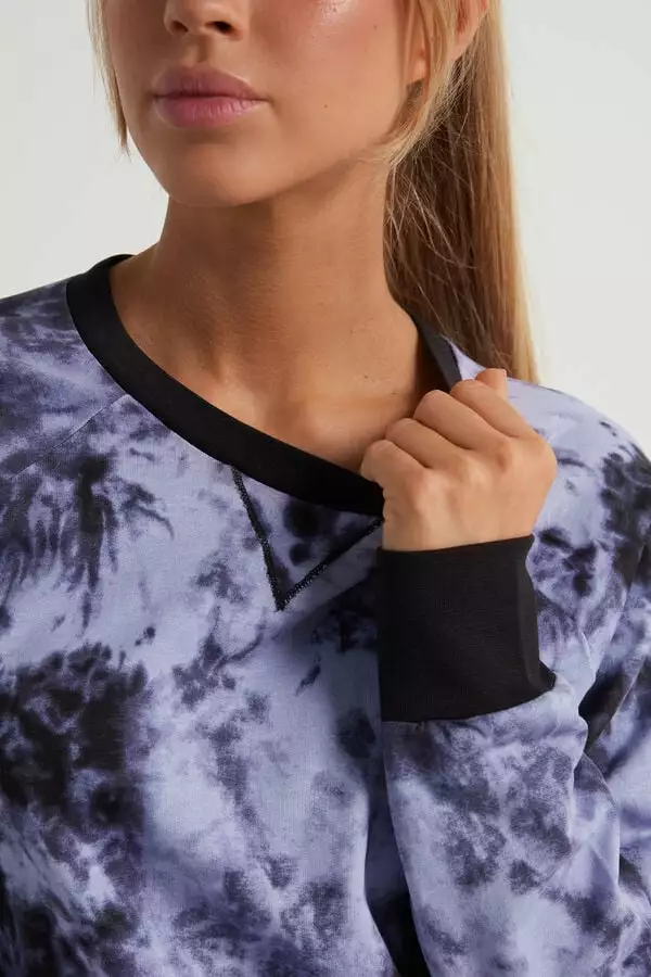 Tezenis Long-Sleeve Printed Cotton Sweatshirt 4 Tezenis Long-Sleeve Printed Cotton Sweatshirt - Image 4