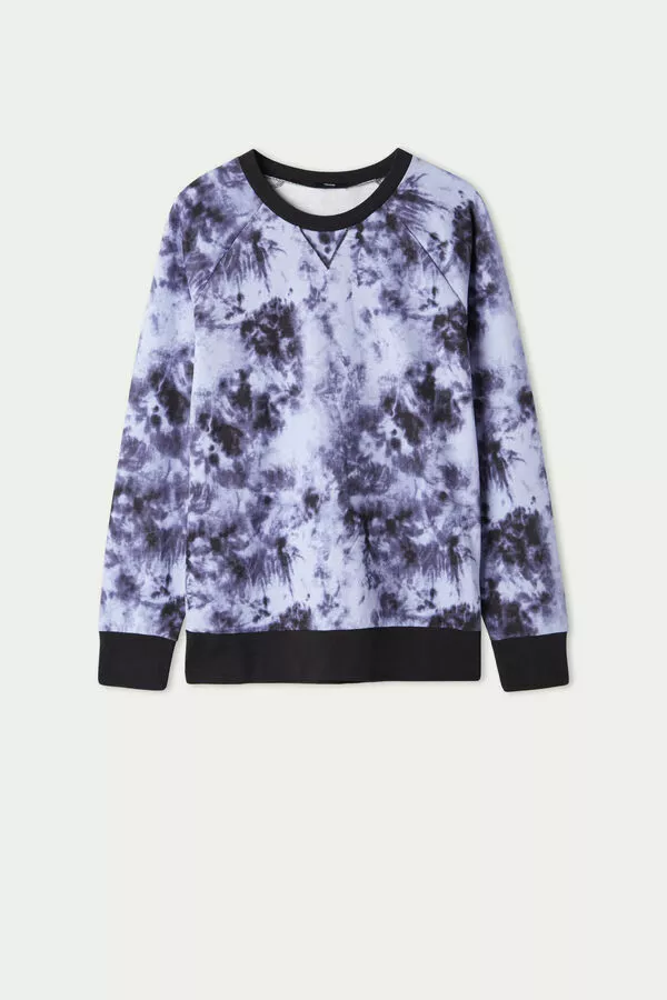 Tezenis Long-Sleeve Printed Cotton Sweatshirt 5 Tezenis Long-Sleeve Printed Cotton Sweatshirt - Image 5