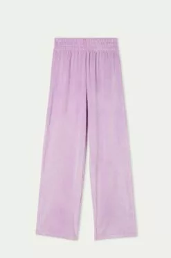 Tezenis Solid Color Chenille Pants -Outlet Tops Store 1WP1104316V F