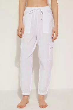 Tezenis Cotton Canvas Cargo Pants