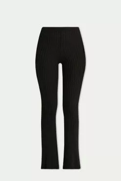 Tezenis Fully Fashioned Ribbed Flared Pants -Outlet Tops Store 1WP1138019 F