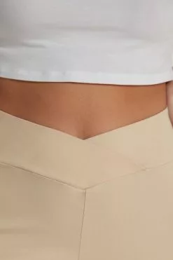 Tezenis Crossover Waist Cloth Leggings -Outlet Tops Store 1WP1146320V DT1W