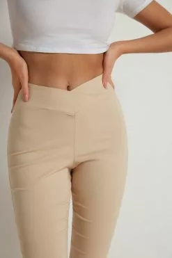 Tezenis Crossover Waist Cloth Leggings -Outlet Tops Store 1WP1146320V M