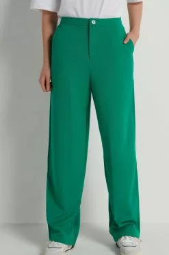 Tezenis Straight Cloth Pants With Pockets