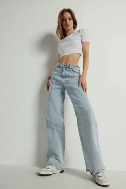 Tezenis Wide Leg Jeans 7 Tezenis Wide Leg Jeans -Outlet Tops Store 1WP1263337V M