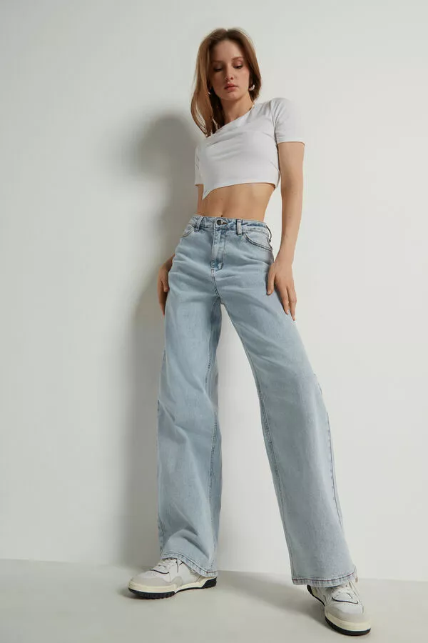 Tezenis Wide Leg Jeans 3 Tezenis Wide Leg Jeans - Image 3