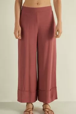 Tezenis Cloth Turned-up Culotte Pants