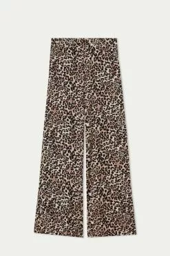 Tezenis Cloth Turned-up Culotte Pants -Outlet Tops Store 1WP1460852U F