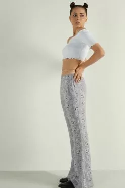 Tezenis Flared Cloth Pants -Outlet Tops Store 1WP1461836U M