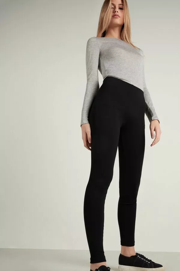 Tezenis Basic Milano-Stitch Leggings 3 Tezenis Basic Milano-Stitch Leggings - Image 3