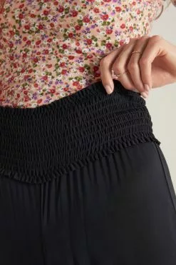 Tezenis Smocked Canvas Hakama Pants 8 Tezenis Smocked Canvas Hakama Pants -Outlet Tops Store 1WP991019 DT1W