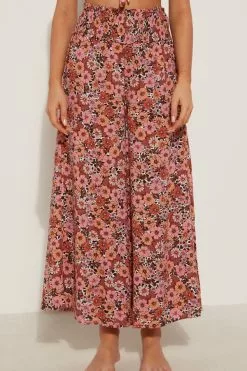 Tezenis Smocked Canvas Hakama Pants