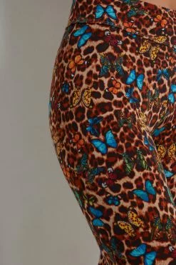 Tezenis Printed Cotton Capri Leggings -Outlet Tops Store 1WR725T573V DT1W