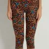 Tezenis Printed Cotton Capri Leggings