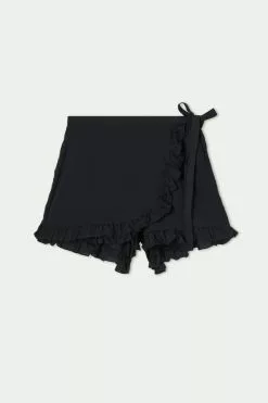 Tezenis Plain Weave Skort With Ruching -Outlet Tops Store 1WS1181019 F