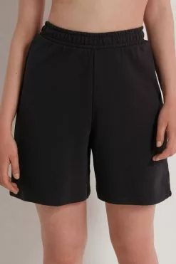 Tezenis Fleece Bermuda Shorts With Pockets