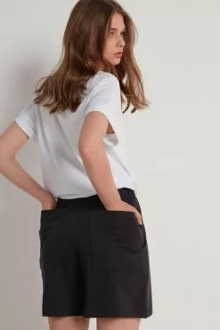 Tezenis Fleece Bermuda Shorts With Pockets -Outlet Tops Store 1WS1278019 M