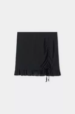 Tezenis Viscose Fabric Shorts With Side Gathering